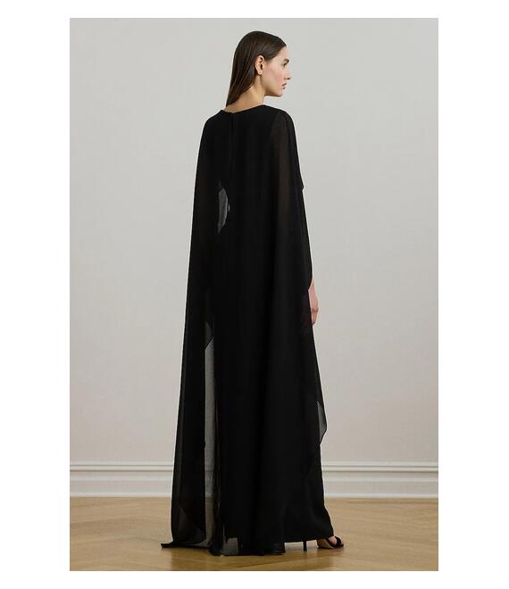 Φόρεμα Lauren Ralph Lauren χρώμα: μαύρο, 253951606