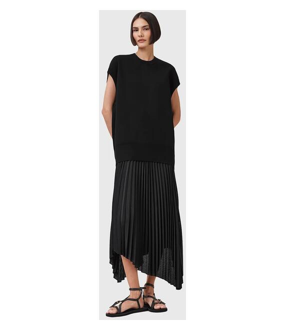 Φόρεμα και πουλόβερ AllSaints LEIA χρώμα: μαύρο, W172DC