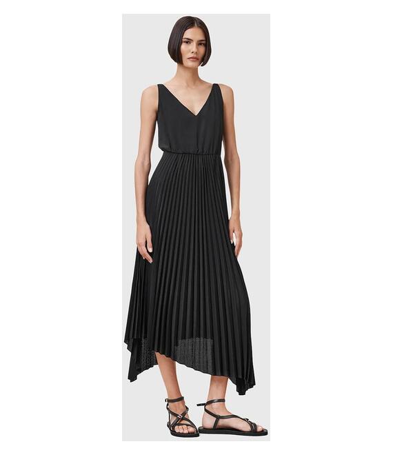 Φόρεμα και πουλόβερ AllSaints LEIA χρώμα: μαύρο, W172DC