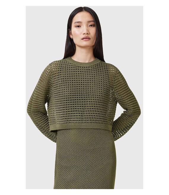 Φόρεμα και πουλόβερ AllSaints MIRO χρώμα: πράσινο, W179DC