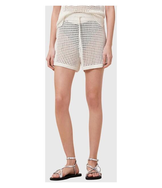 Σορτς AllSaints PALOMA χρώμα: άσπρο, W076TC