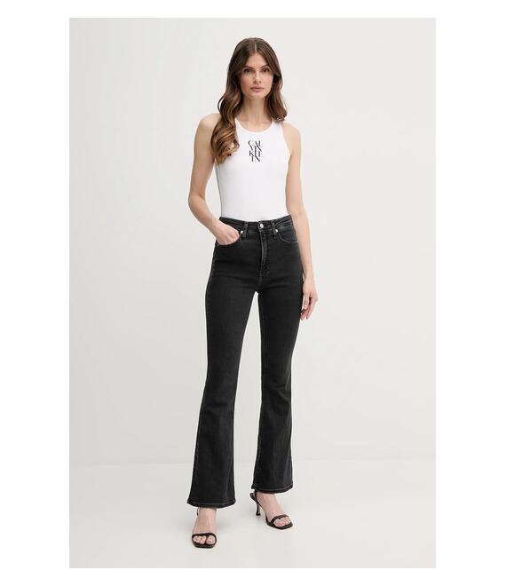 Top Calvin Klein Jeans χρώμα: άσπρο, LV044C219G