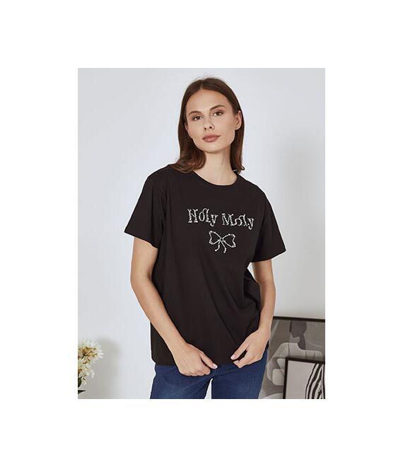 T-shirt holy moly με πέρλες SN7591.4006+2
