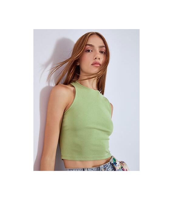 Crop top με βαμβάκι SN9844.4157+6