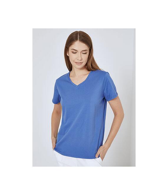 T-shirt με V λαιμόκοψη SN9844.4330+8