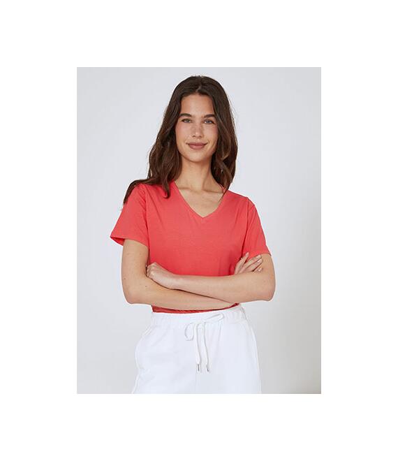 T-shirt με V λαιμόκοψη SN9844.4330+5