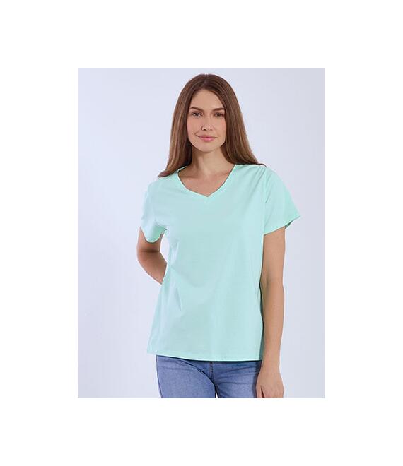 T-shirt με V λαιμόκοψη SN9844.4330+12