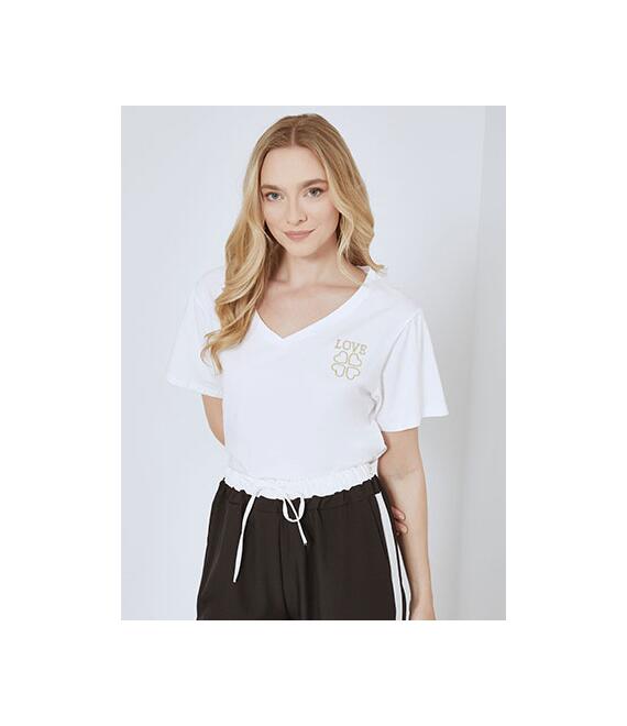 T-shirt Love με καρδιές SN9844.4658+5