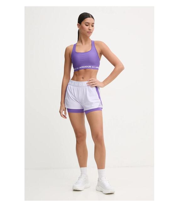 Σορτς προπόνησης Under Armour χρώμα: μοβ