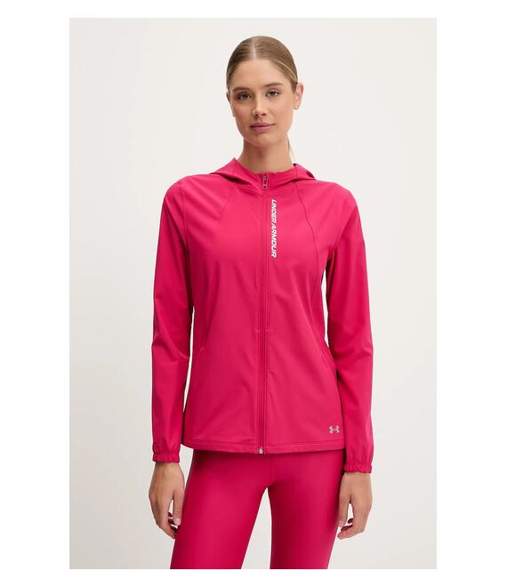 Μπουφάν για τρέξιμο Under Armour OutRun the Storm χρώμα: μαύρο