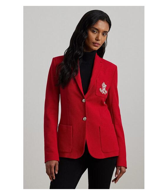 Σακάκι Lauren Ralph Lauren χρώμα: κόκκινο
