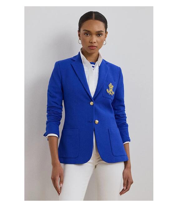 Σακάκι Lauren Ralph Lauren χρώμα: μπεζ, 200797305