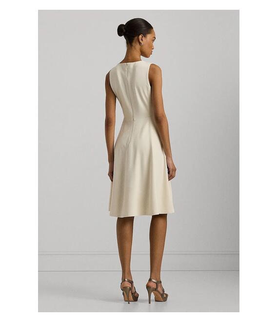 Φόρεμα Lauren Ralph Lauren χρώμα: μπεζ