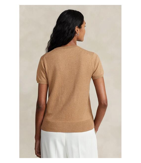 Μπλουζάκι Polo Ralph Lauren χρώμα: μπεζ, 211891673