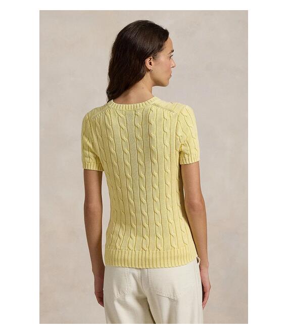 Βαμβακερό πουλόβερ Polo Ralph Lauren χρώμα: ροζ, 211895379