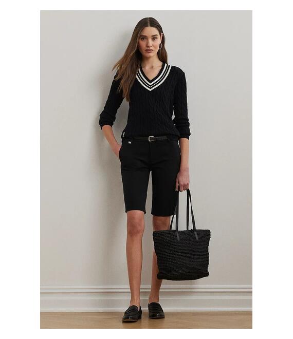Σορτς Lauren Ralph Lauren χρώμα: μπεζ, 200661653