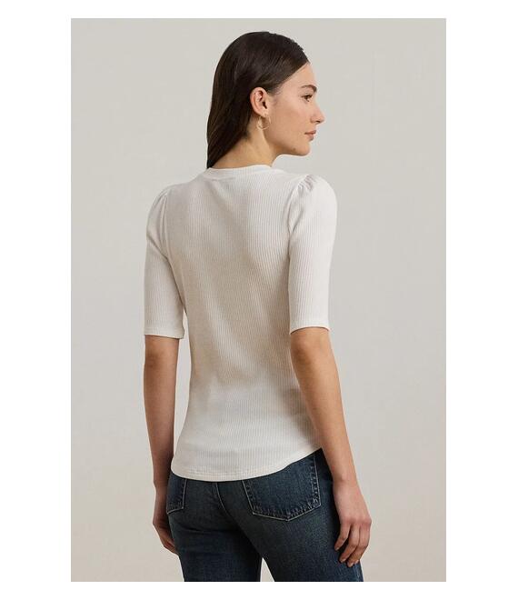 Μπλουζάκι Lauren Ralph Lauren χρώμα: άσπρο, 200902618
