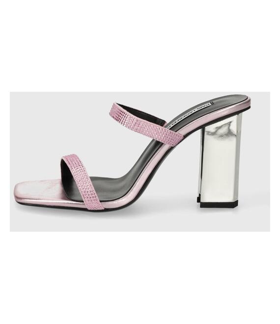 Mules Karl Lagerfeld KL TOWER χρώμα: ροζ, KL33921