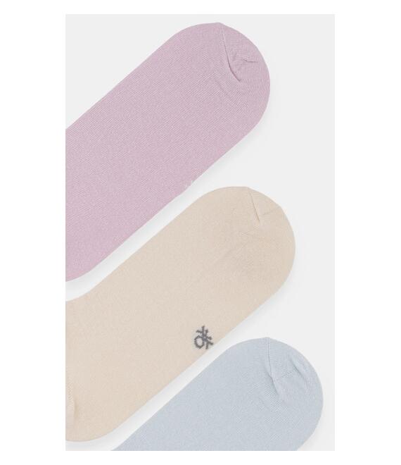 Κάλτσες United Colors of Benetton 3-pack χρώμα: πολύχρωμο, 6GRD2701L