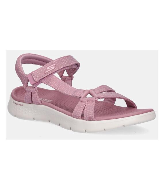 Σανδάλια Skechers GO WALK FLEX χρώμα: ροζ