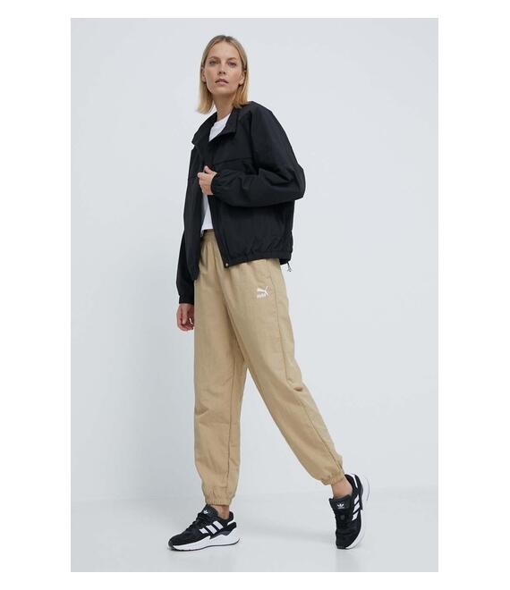 Παντελόνι φόρμας Puma χρώμα: μπεζ 624245