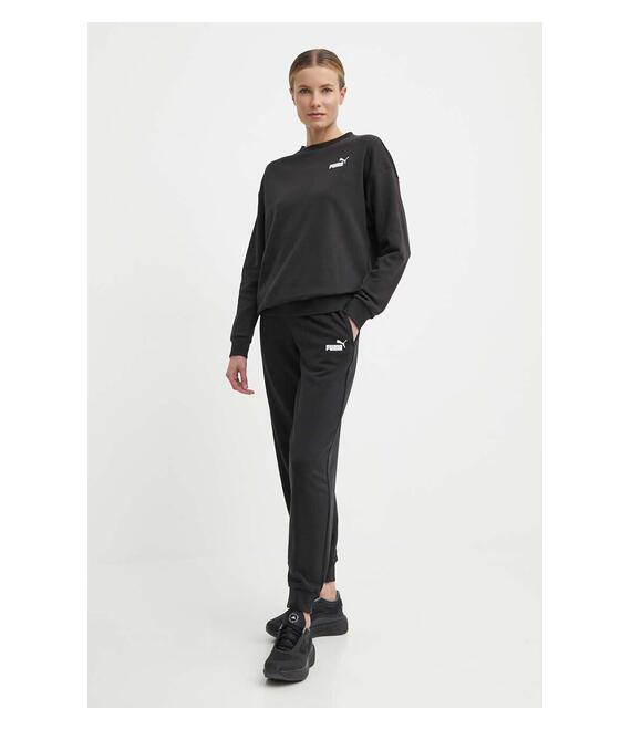 Παντελόνι φόρμας Puma χρώμα: μαύρο 678744