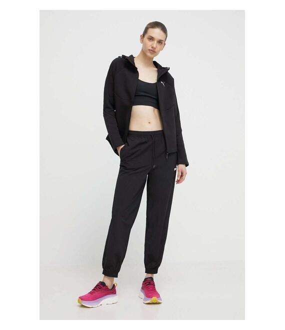 Παντελόνι φόρμας Puma χρώμα: μαύρο, 680406
