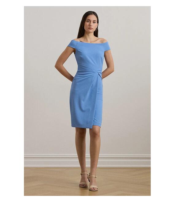 Φόρεμα Lauren Ralph Lauren χρώμα: μαύρο, 253936389