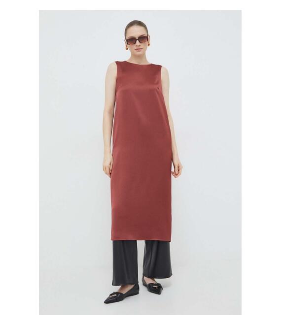 Φόρεμα Weekend Max Mara χρώμα: κόκκινο