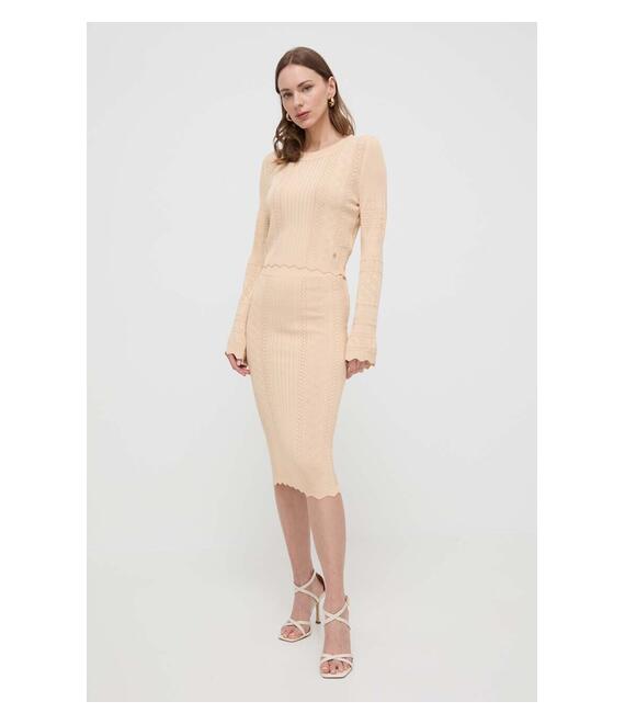 Πουλόβερ Guess χρώμα: μπεζ