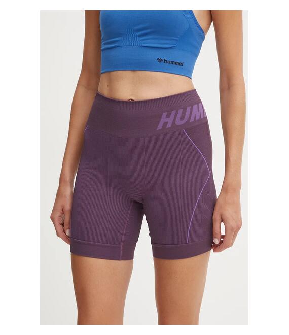 Σορτς προπόνησης Hummel Christel χρώμα: καφέ, 213755