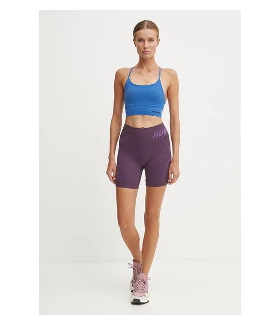 Σορτς προπόνησης Hummel Christel χρώμα: καφέ, 213755