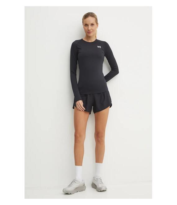 Σορτς τρεξίματος Under Armour Fly By χρώμα: μαύρο