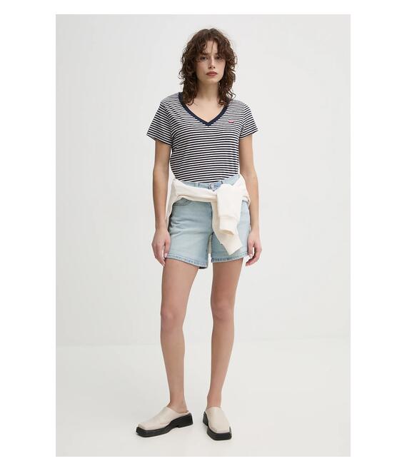 Τζιν σορτς Levi's χρώμα: μπλε
