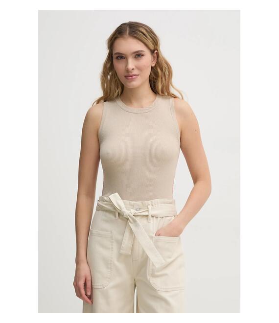 Top Dkny χρώμα: μπεζ, DJ4R0115