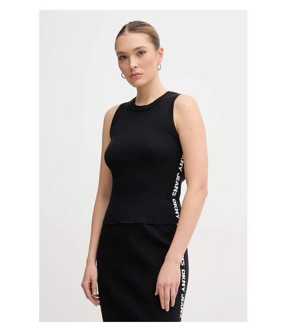 Top Dkny χρώμα: μαύρο, DJ4R0115