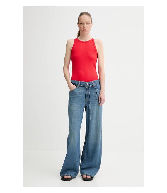 Top Levi's χρώμα: κίτρινο