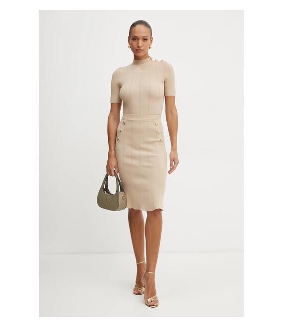 Πουλόβερ Marciano Guess GRACE χρώμα: μπεζ, 5RGR24 5810Z