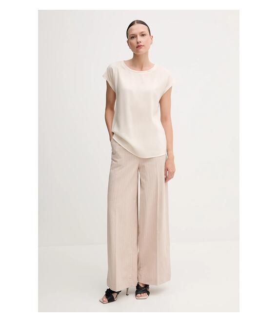 Μπλουζάκι United Colors of Benetton χρώμα: μπεζ, 52M9DQ0BI