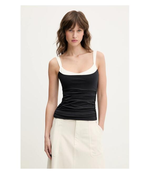 Top Abercrombie & Fitch χρώμα: μαύρο, KI139-5408