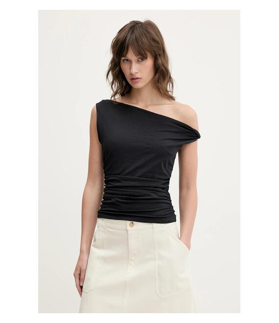 Top Abercrombie & Fitch χρώμα: μαύρο, KI139-5587