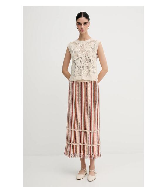 Top Pedro del Hierro χρώμα: μπεζ, 5509063