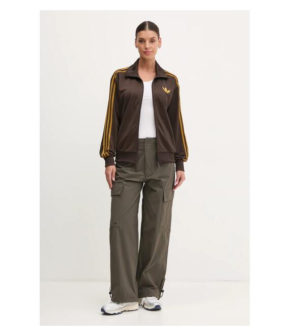 Μπλούζα adidas Originals Firebird χρώμα: καφέ, JP2297