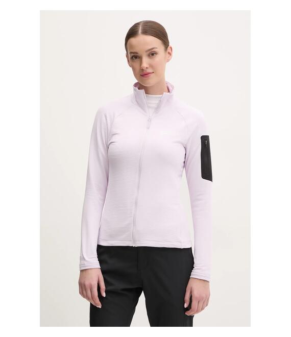 Αθλητική μπλούζα Jack Wolfskin Prelight χρώμα: μοβ, A63790