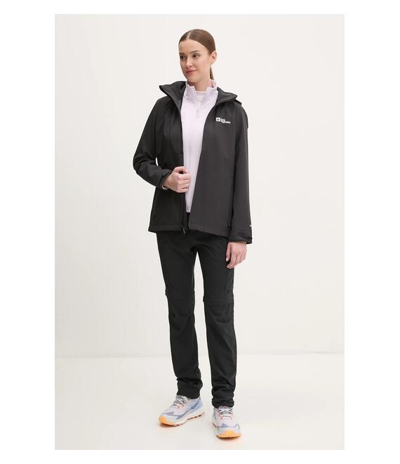 Αθλητική μπλούζα Jack Wolfskin Prelight χρώμα: μοβ, A63790