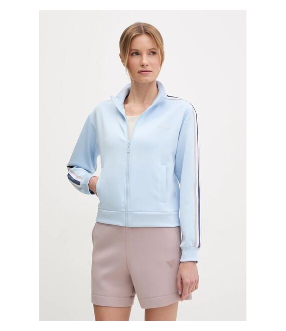 Μπλούζα Guess YARROW χρώμα: μπλε, V5GQ18 KCRU2