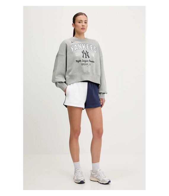 Μπλούζα Nike New York Yankees χρώμα: γκρι, 01D7-CY51-NK-H3K