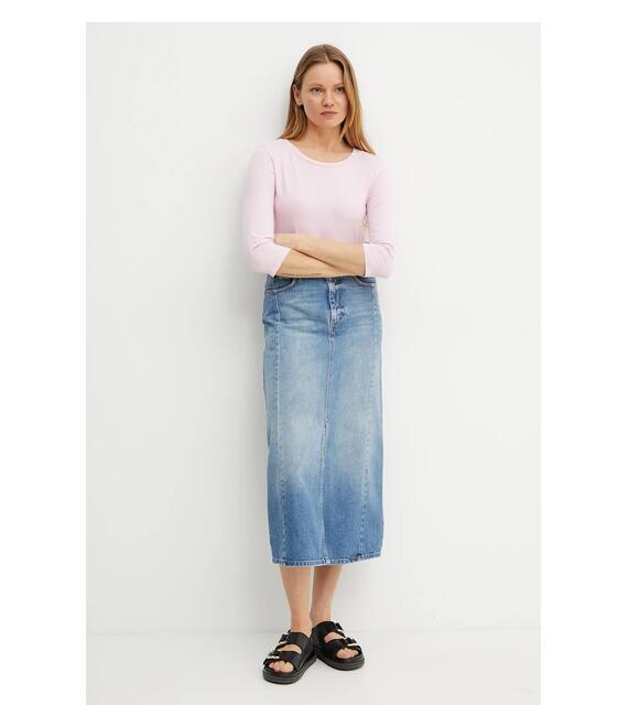 Μακρυμάνικο Weekend Max Mara χρώμα: ροζ, 2515971021600