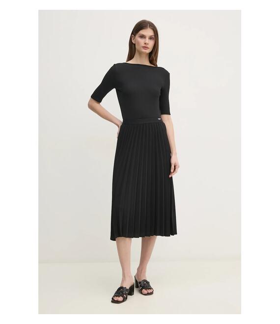 Μπλουζάκι Calvin Klein χρώμα: μαύρο, K20K208244