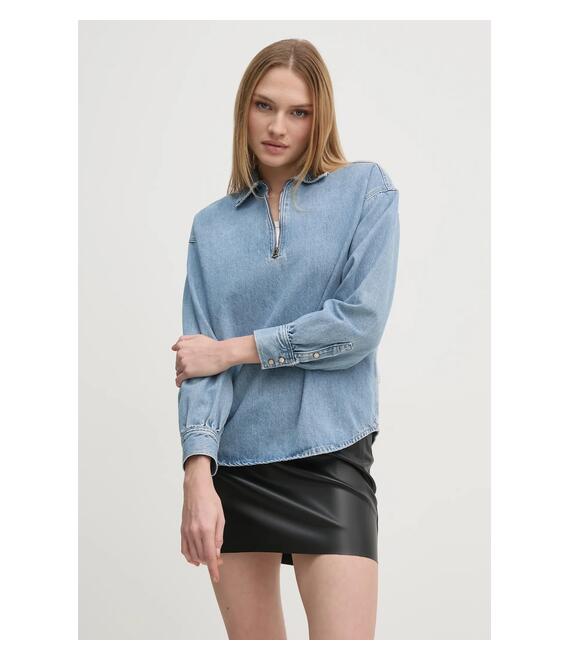 Μπλουζάκι τζιν Pepe Jeans NOVA χρώμα: μπλε, PL304985